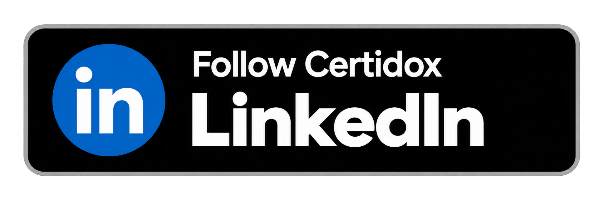 Follow Certidox on LinkedIn